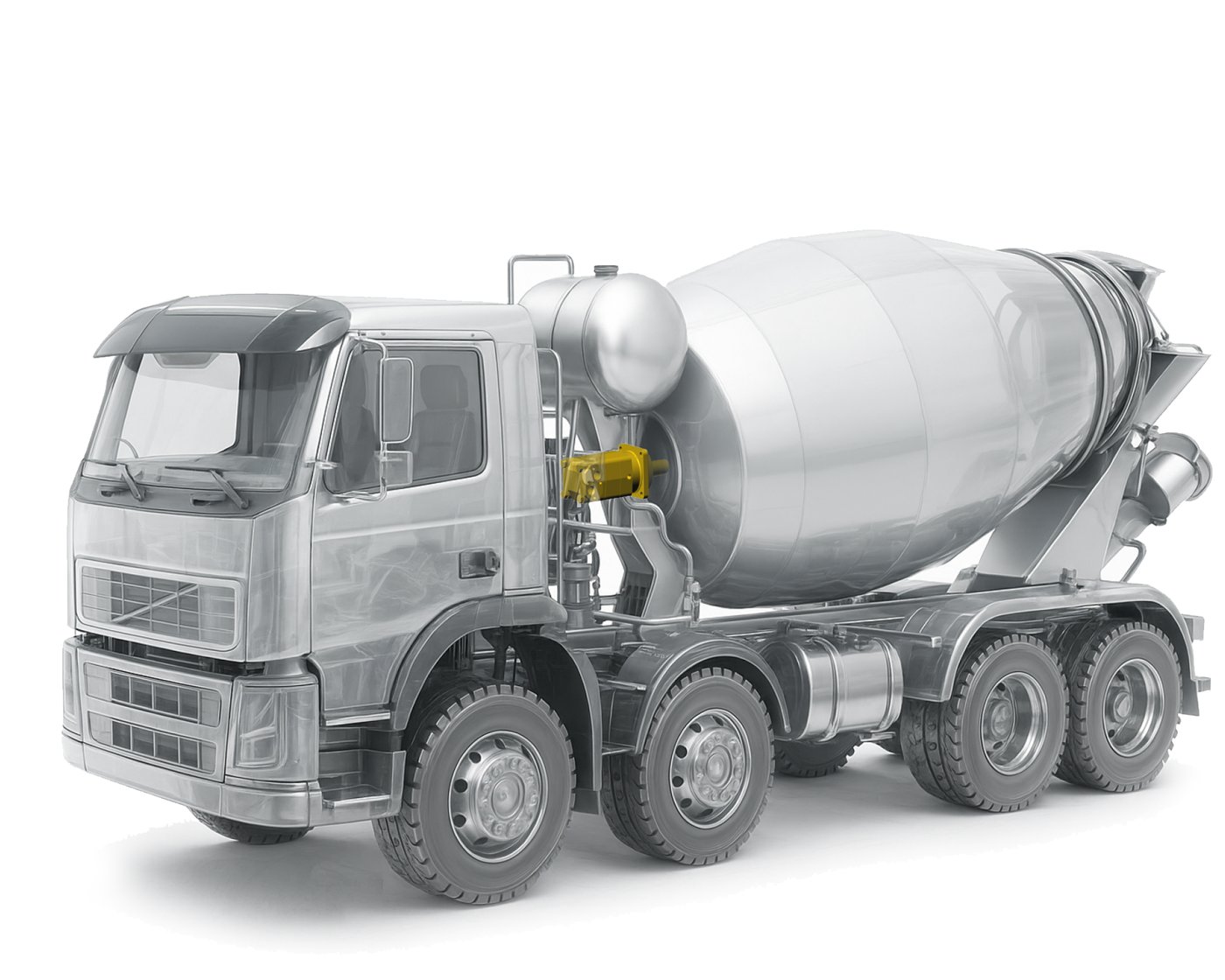Concrete mixer truck using THOTH BM3Y orbital hydraulic motor