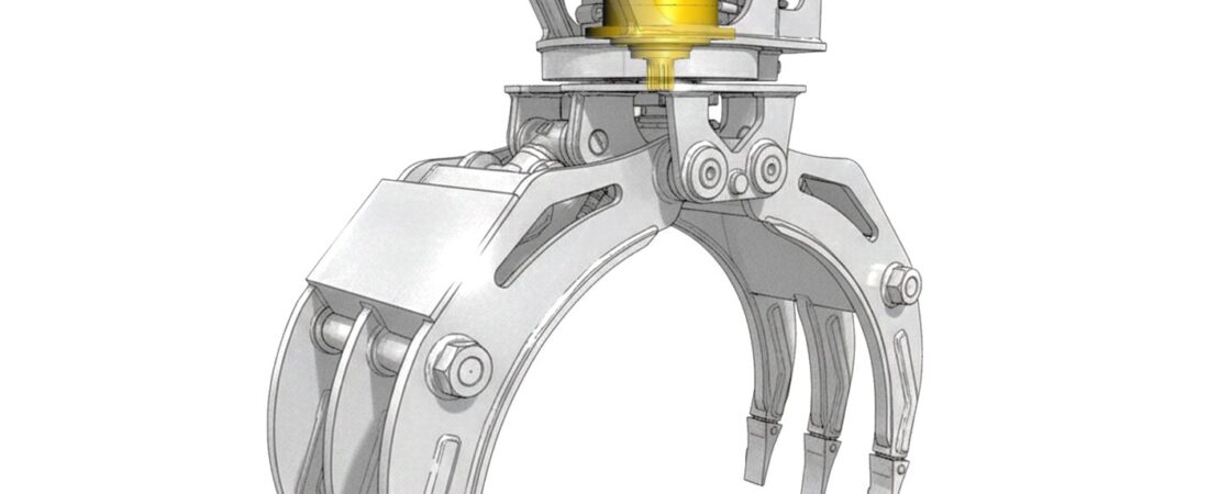 Excavator Grapple: [TMS03]
