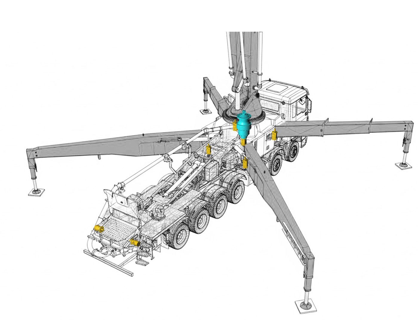 Concrete Pump Truck: [BM3] & [ZCM]
