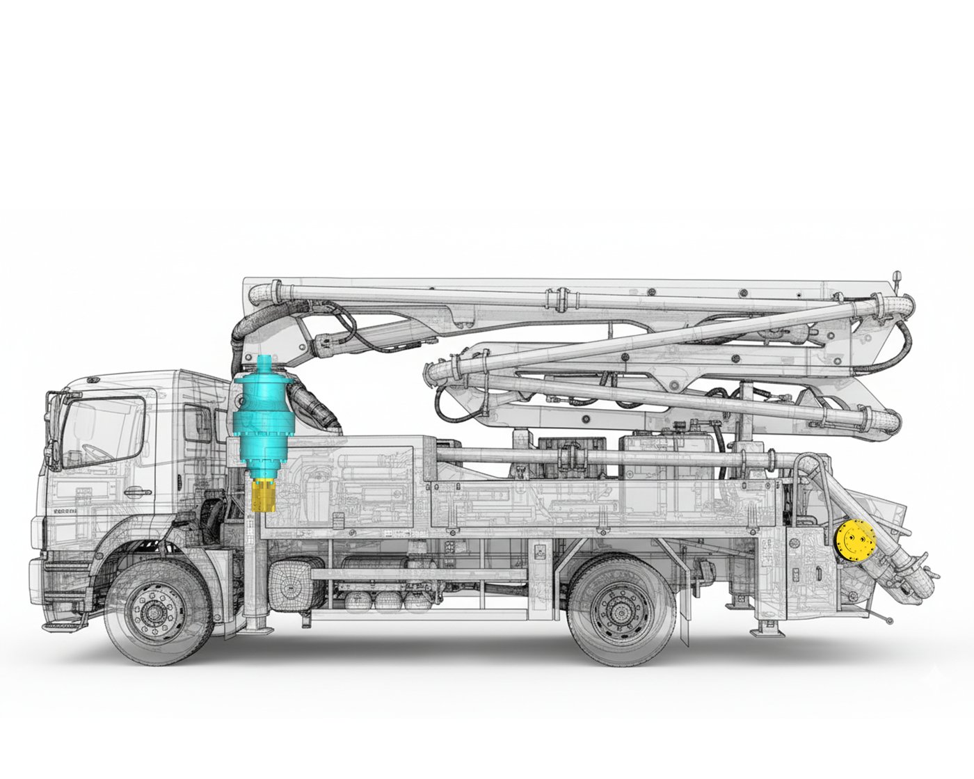 Concrete Pump Truck: [QJM] & [ZCM]
