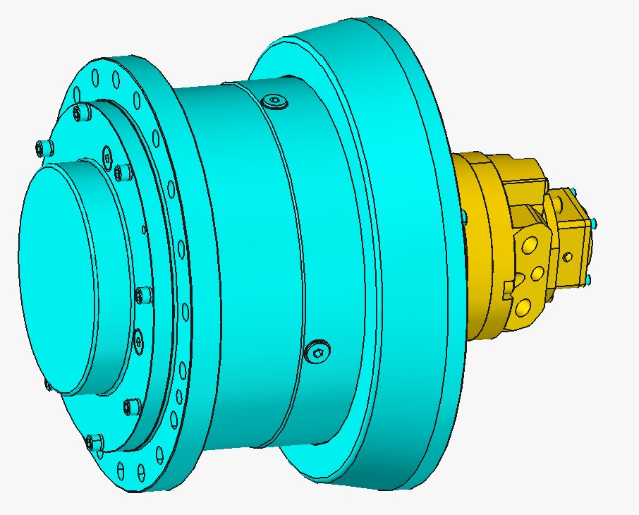 THOTH ZXG3 modular radial piston hydraulic motor