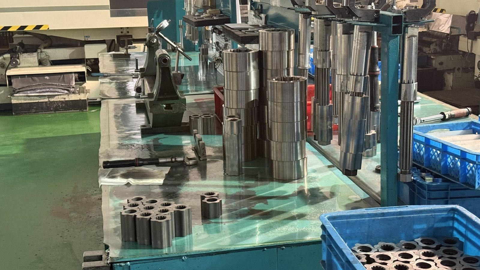 Master shaft fit check for inner parts before assembly